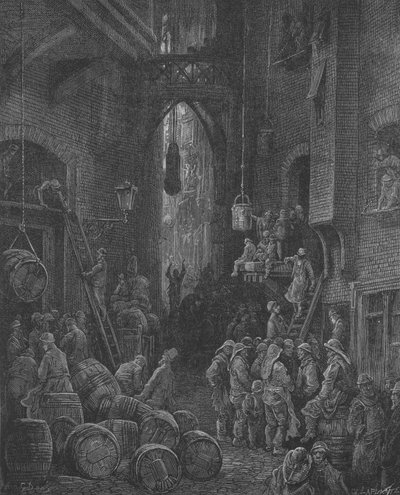 Docks Sainte-Catherine - Gustave after Dore